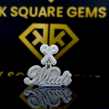 CrossMath Moissanite Pendent