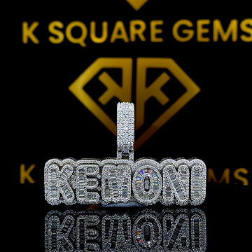 Kenetic Moissanite Pendant
