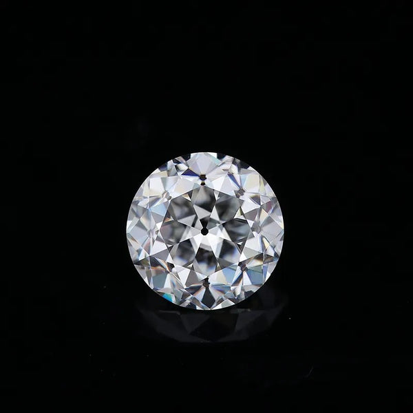 Round Old Europian Cut  Colorless Loose Moissanite