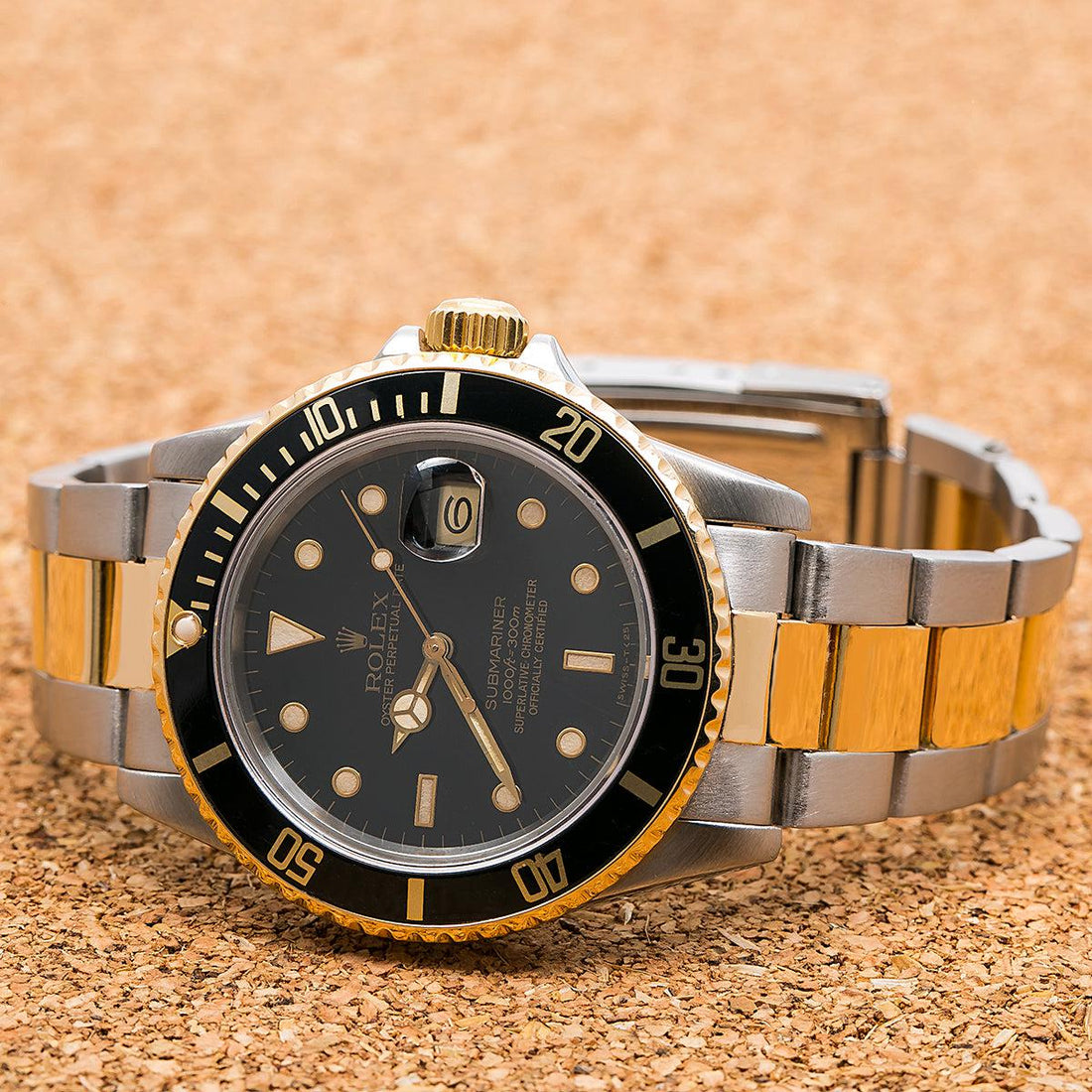 Rolex Submariner Date Black Dial With Two Tone Bracelet
