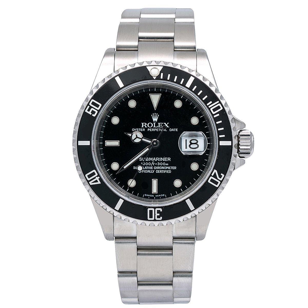 Rolex Submariner Date Black Dial With Stainless Steel Oyster Bracelet