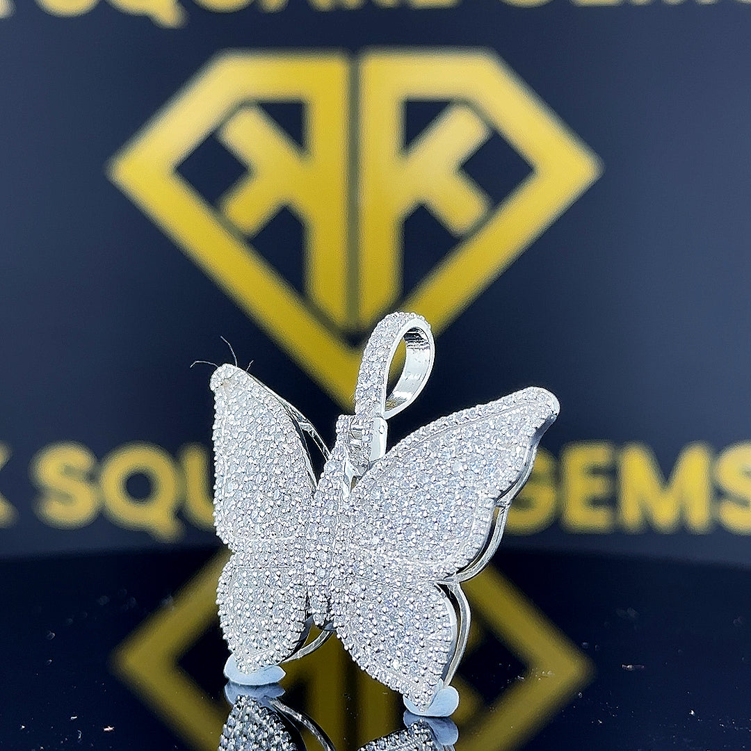 Flutter Grace Moissanite Pendant