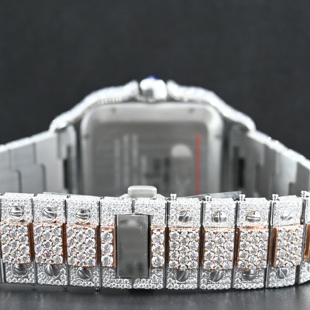VVS Moissanite Diamond  Icedout Watch