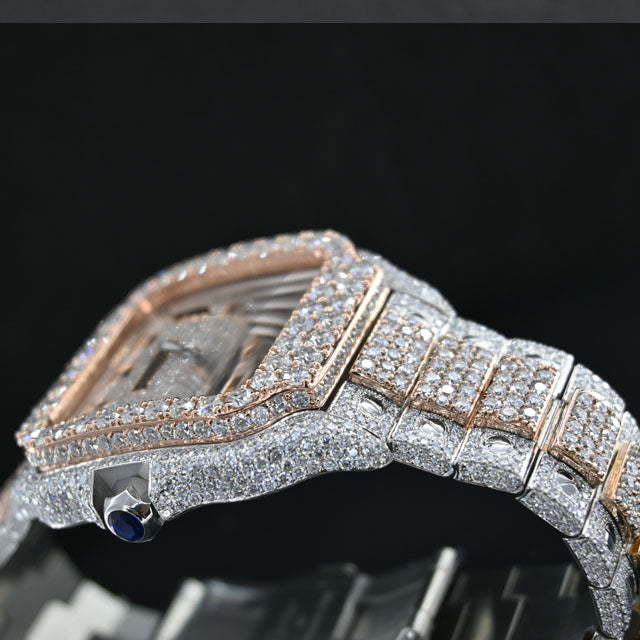 VVS Moissanite Diamond  Icedout Watch