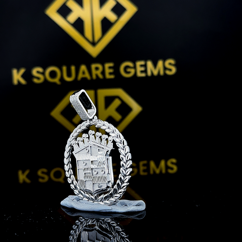 Regal Crest Moissanite Pendant