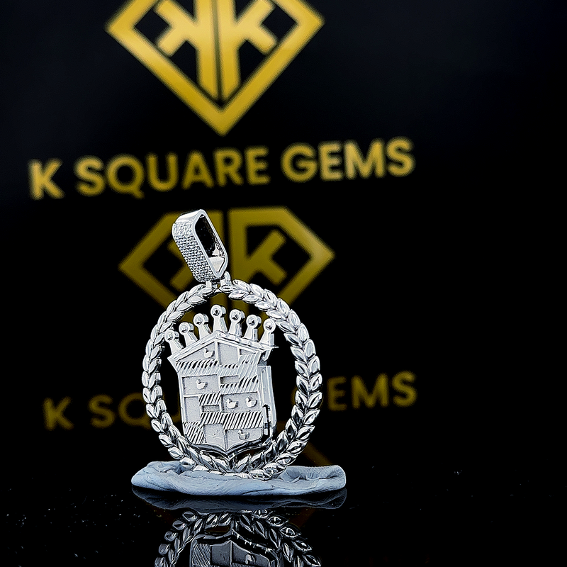 Regal Crest Moissanite Pendant