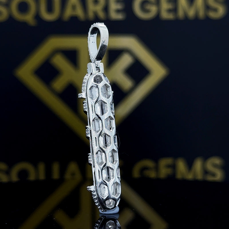 TwistTower VVS1 Moissanite Pendant