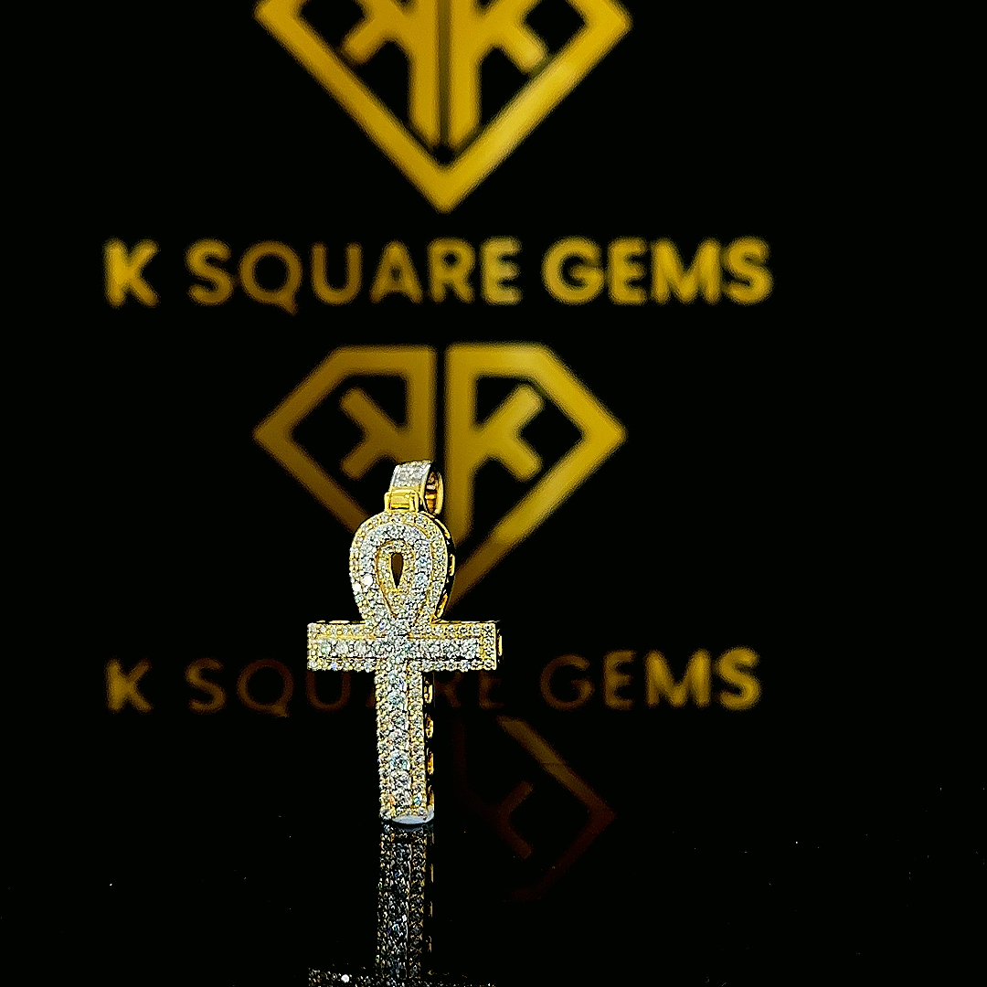 Eternal Key Moissanite Pendant