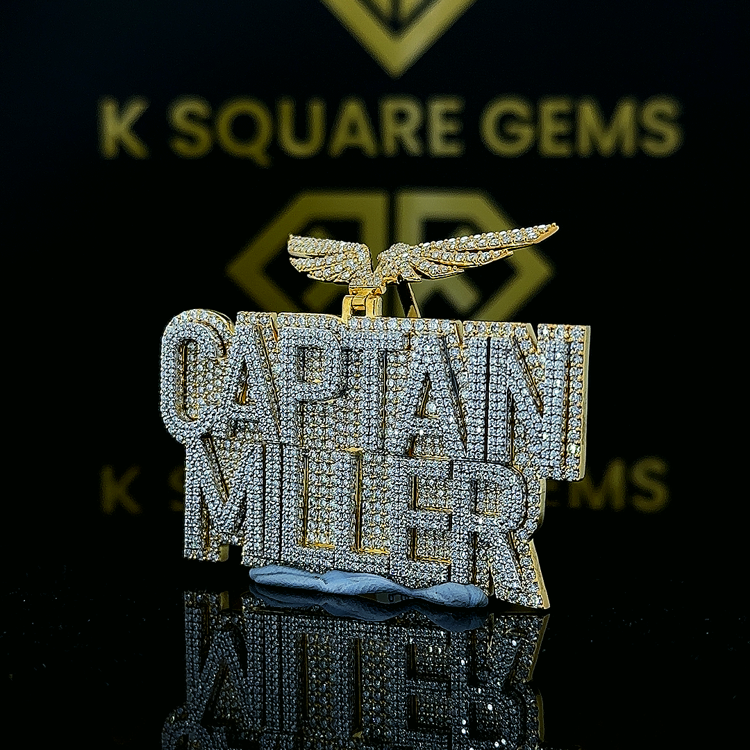 Aviator Honor Moissanite Pendant