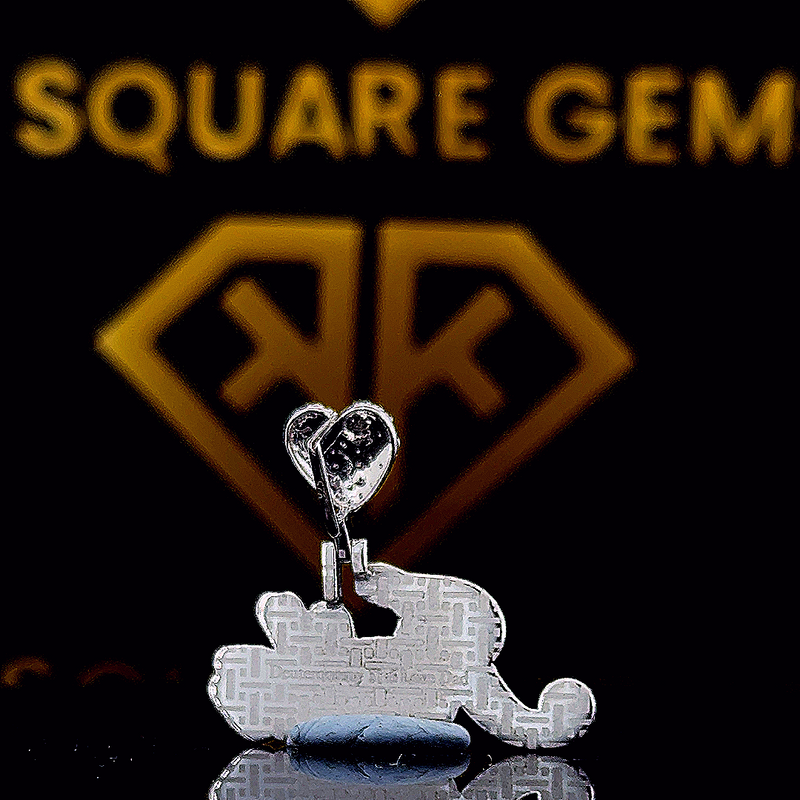 HeartBlaze Moissanite Pendent