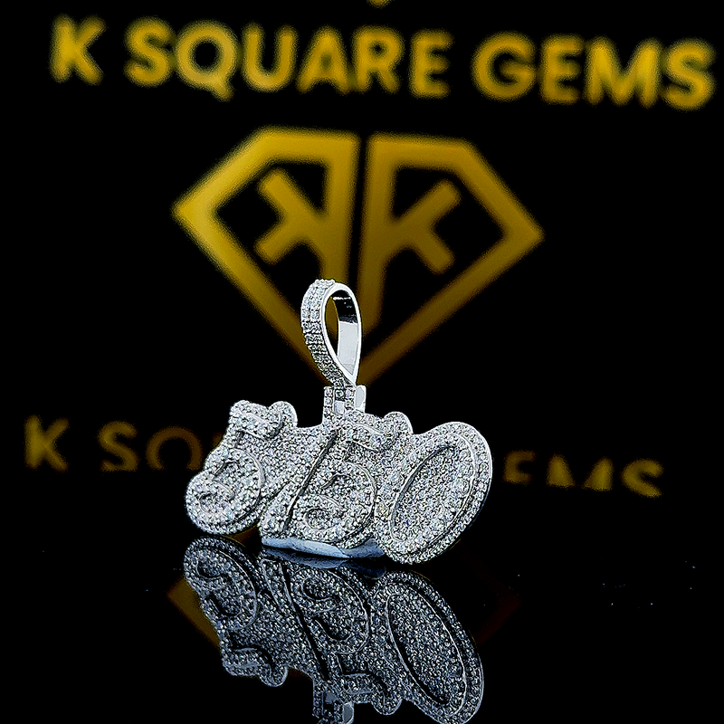 5150 Moissanite Pendent