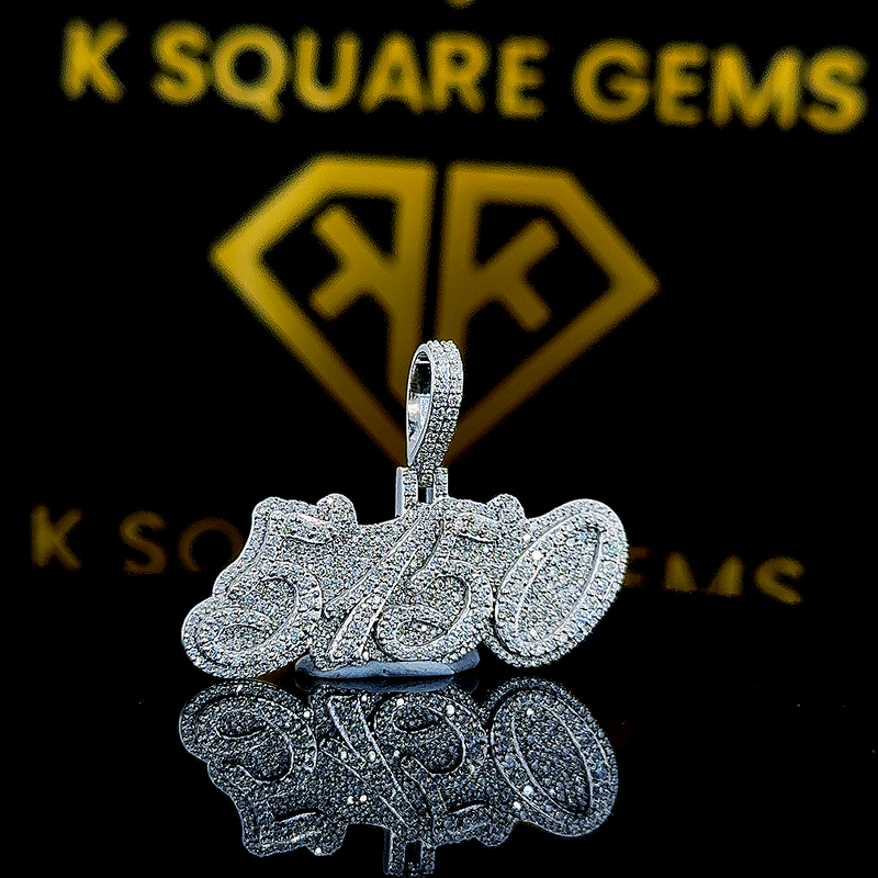 5150 Moissanite Pendent