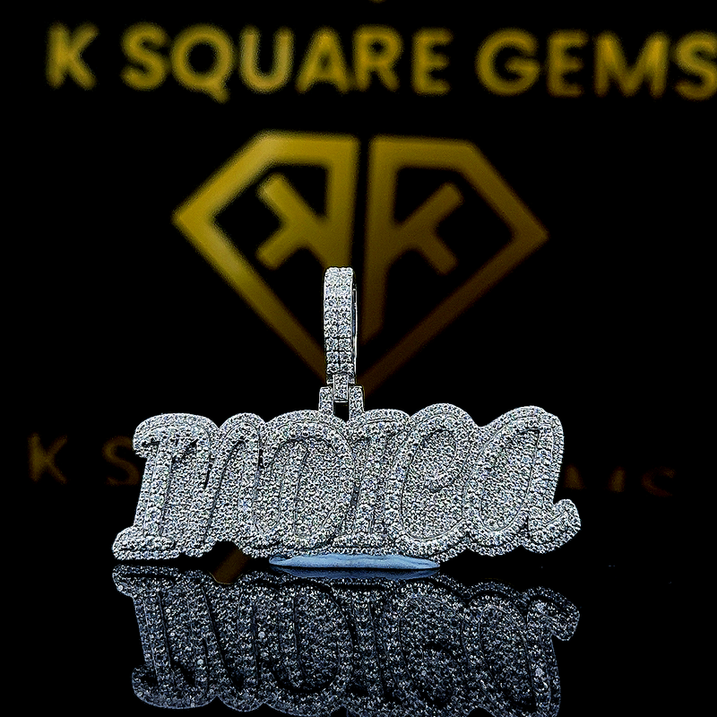 Indica Moissanite Pendent