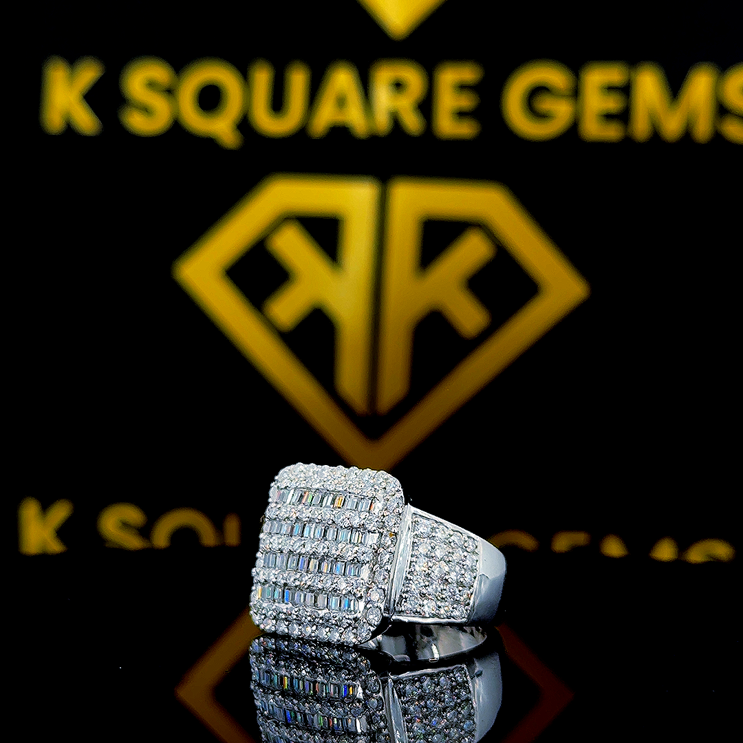 FrostFlex Moissanite Hip Hop Ring