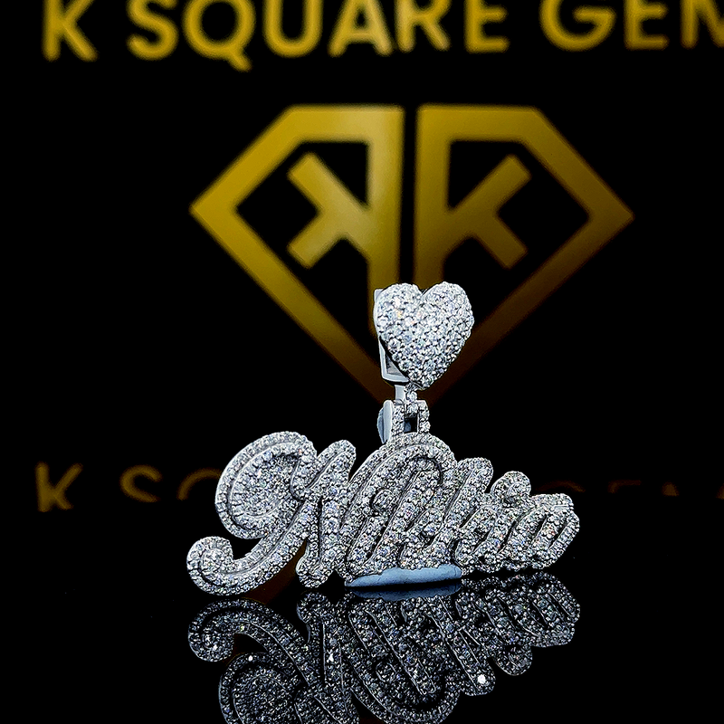 Nikha Moissanite Pendent