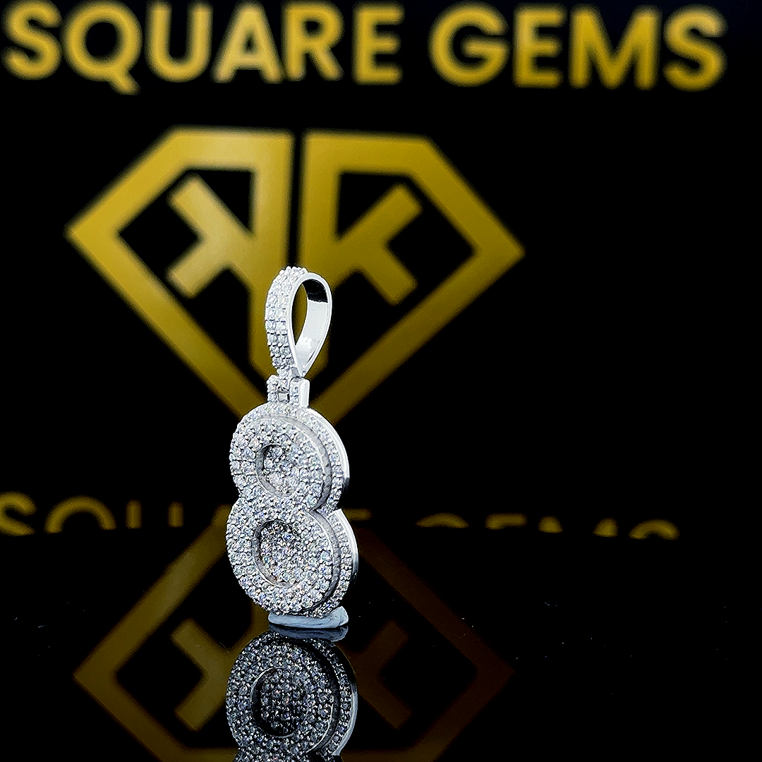 Infinity Moissanite Pendent