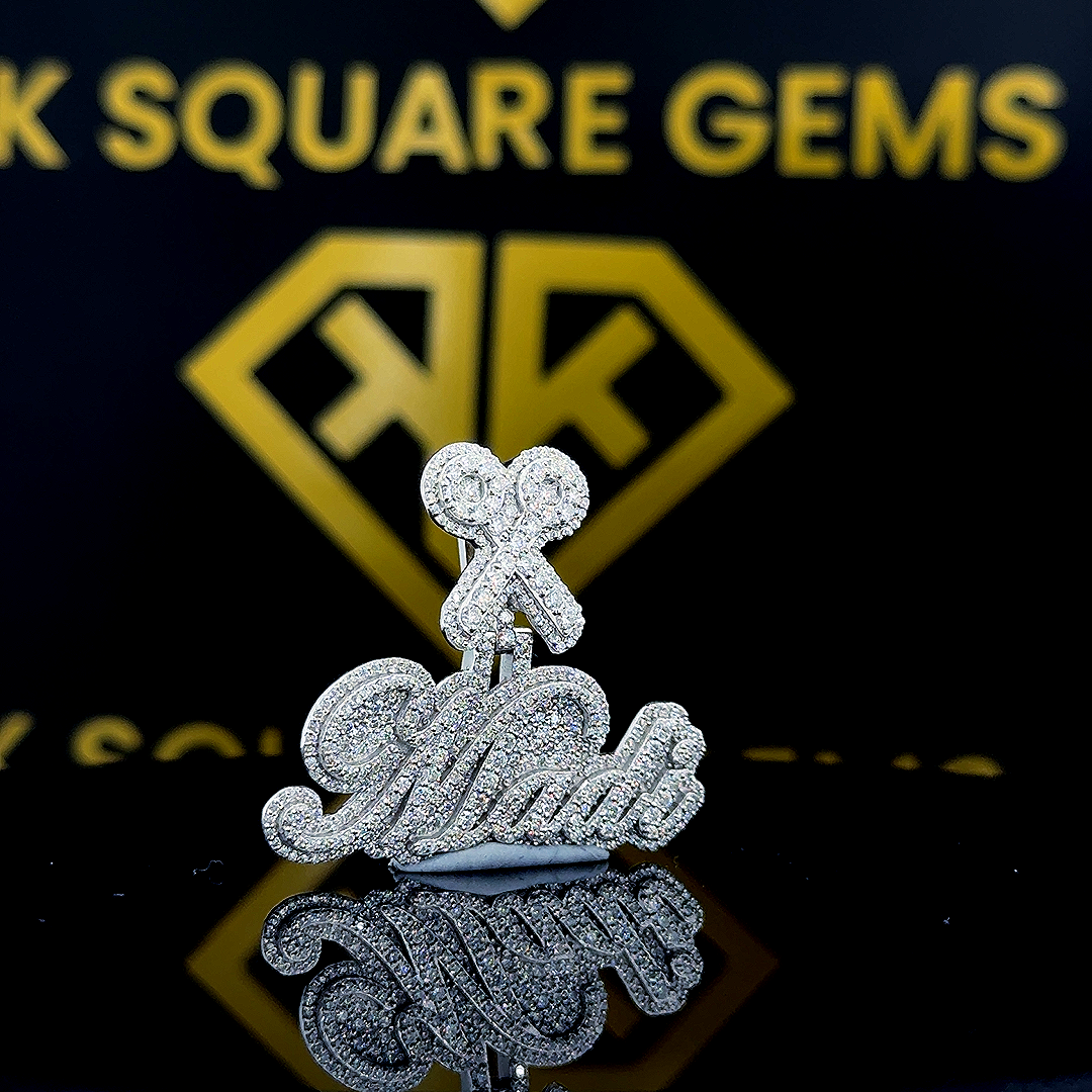 CrossMath Moissanite Pendent