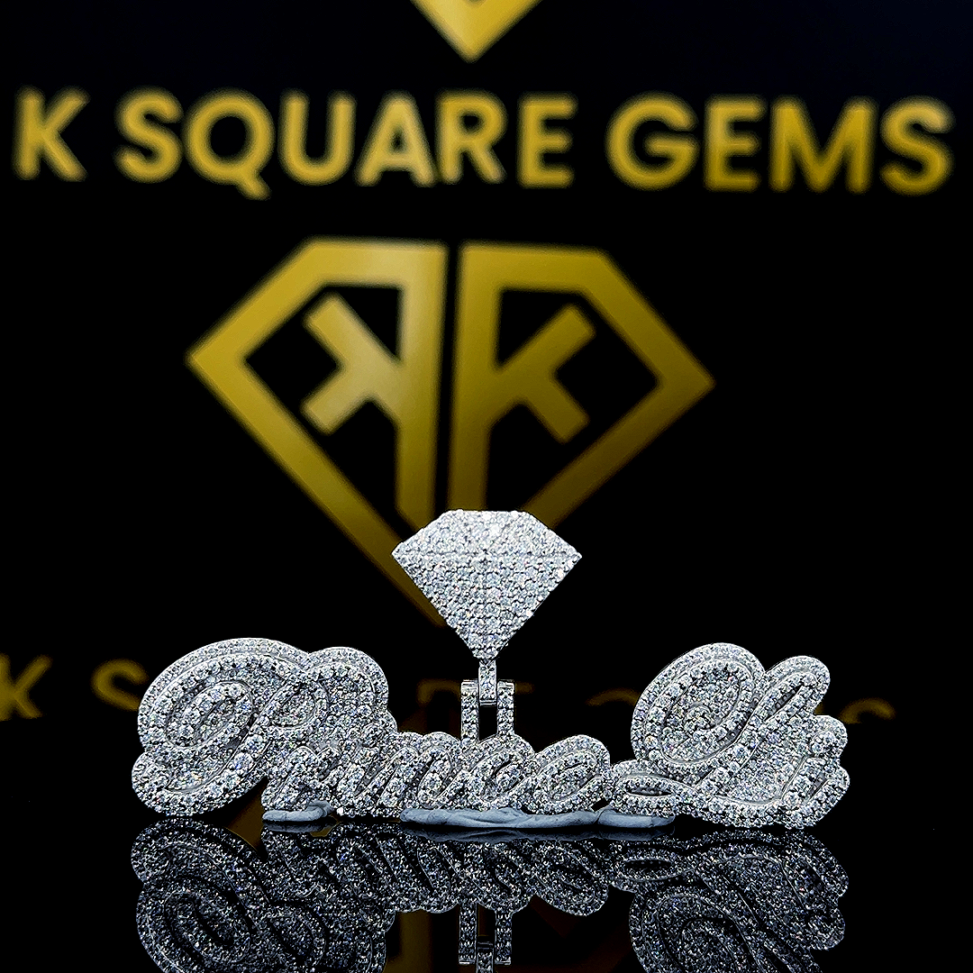 DiamondPrincess Moissanite Pendent