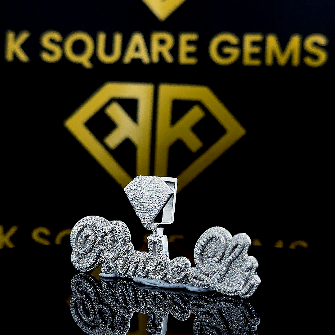 DiamondPrincess Moissanite Pendent
