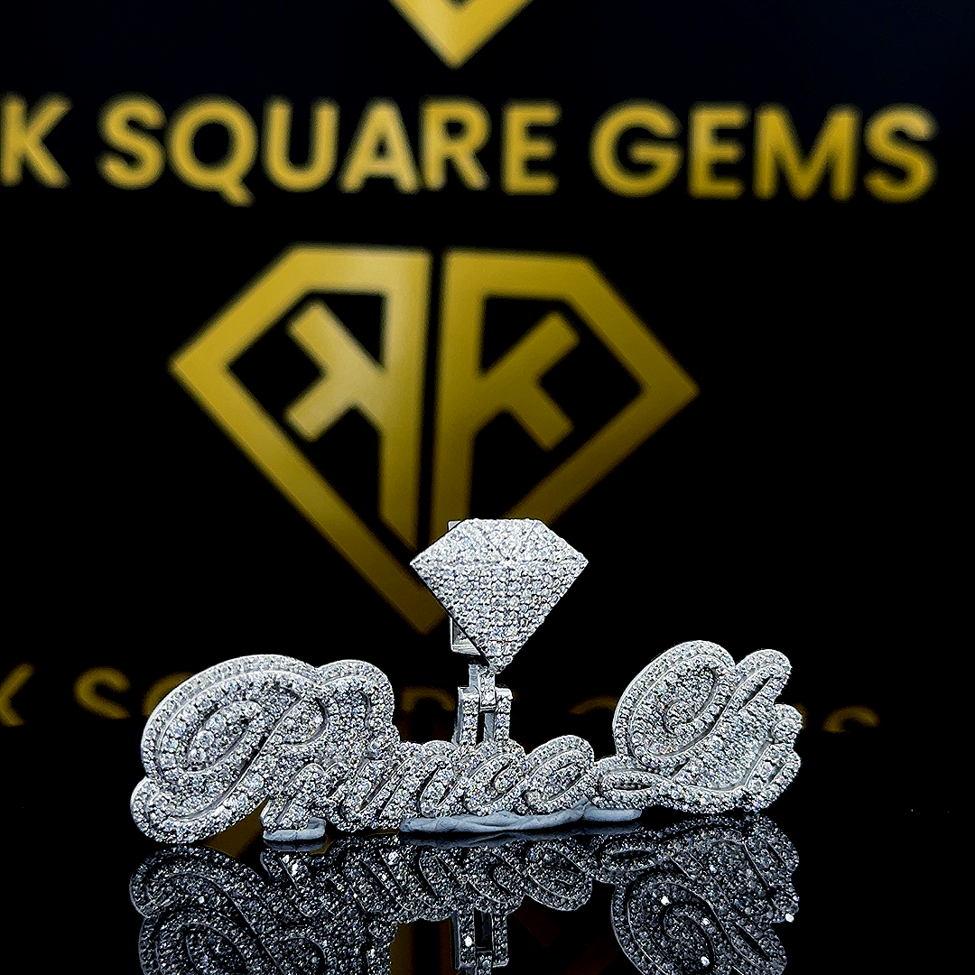 DiamondPrincess Moissanite Pendent