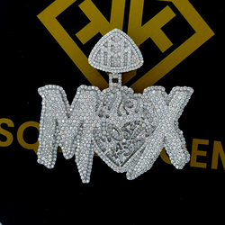 MaxFlare Moissanite Pendent