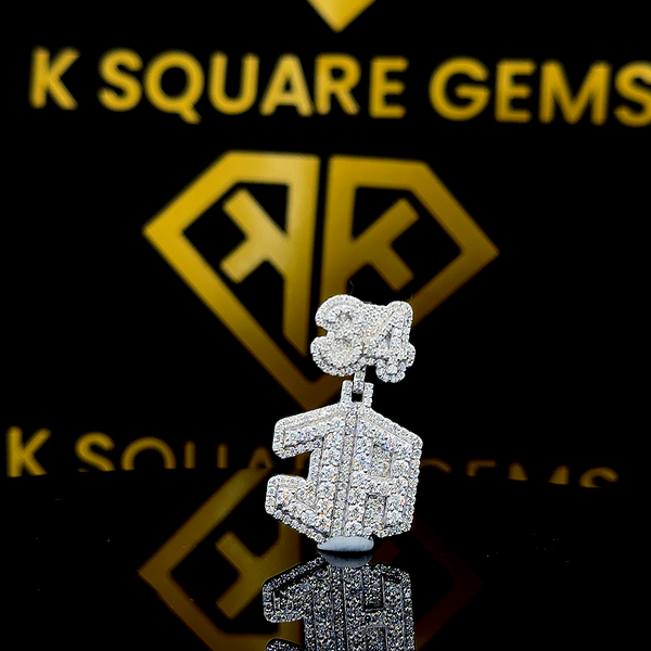 Jet34 Moissanite Pendant