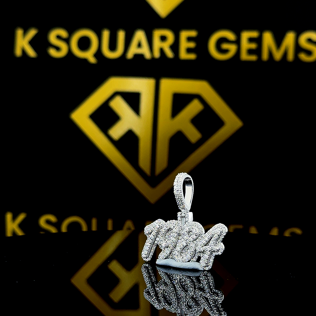 1984 Moissanite Pendent