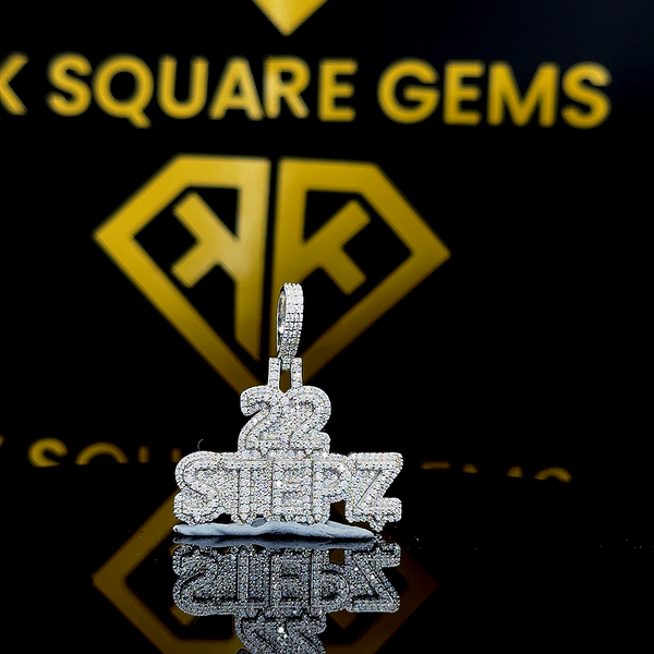 Stepz22 Moissanite Pendent