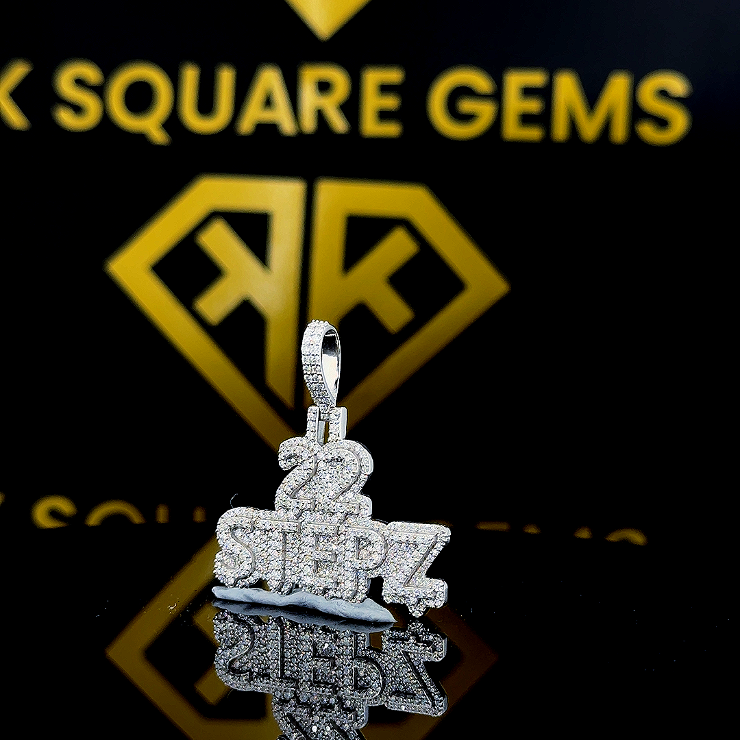 Stepz22 Moissanite Pendent