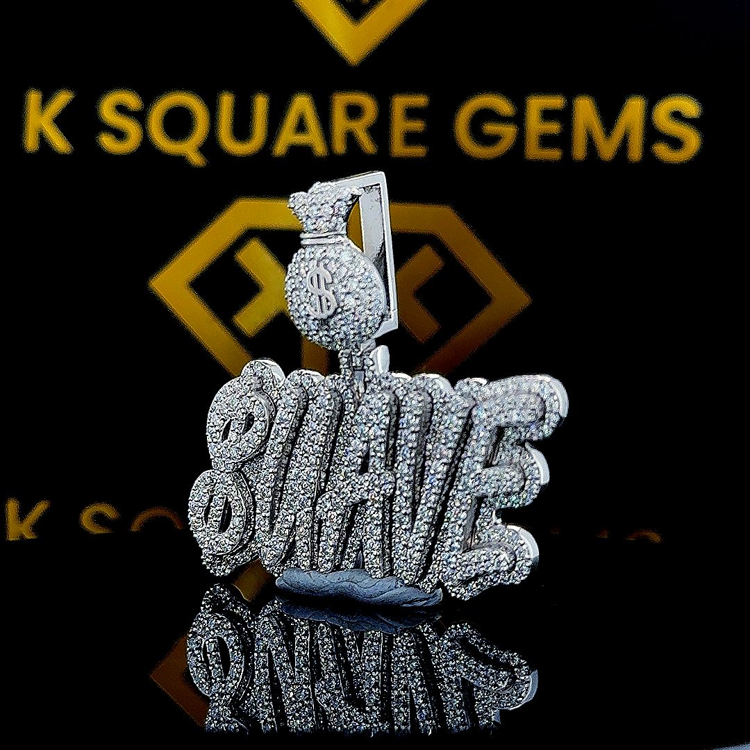 IcedUp Moissanite Pendant