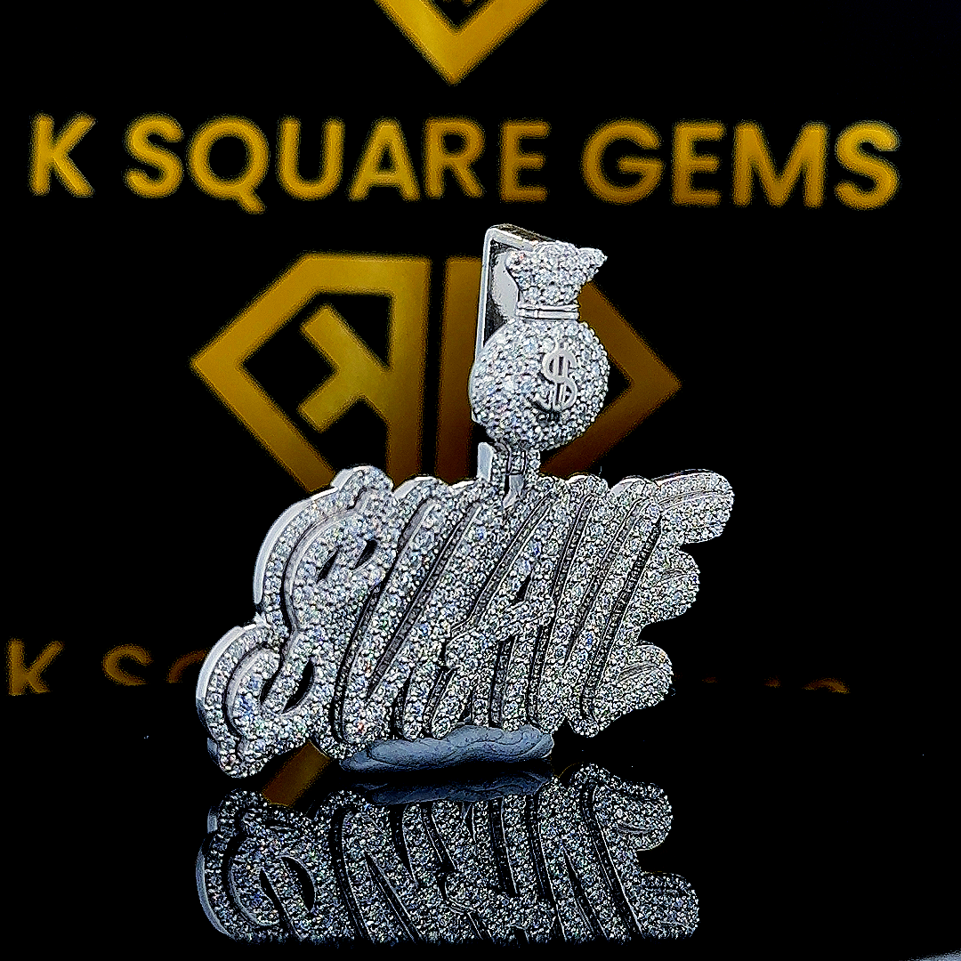 IcedUp Moissanite Pendant