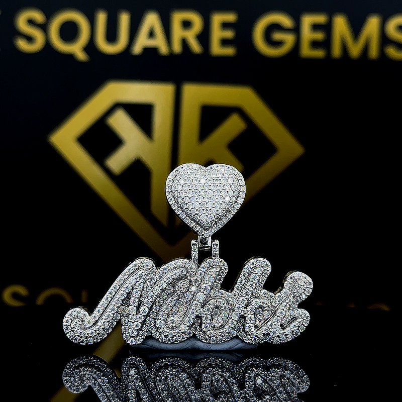 HeartGlow Moissanite Pendant