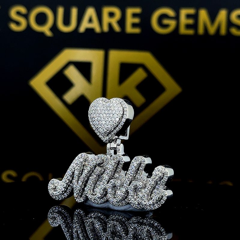 HeartGlow Moissanite Pendant