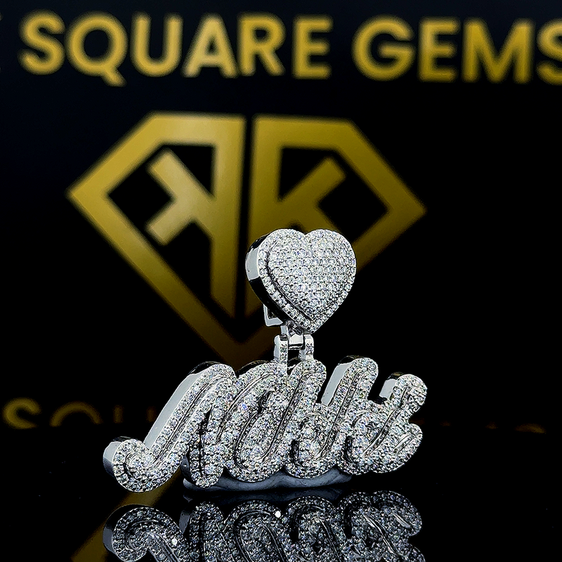 HeartGlow Moissanite Pendant
