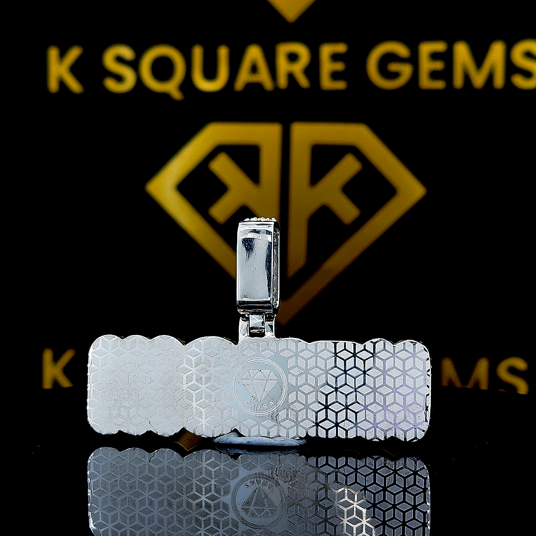 Kenetic Moissanite Pendant