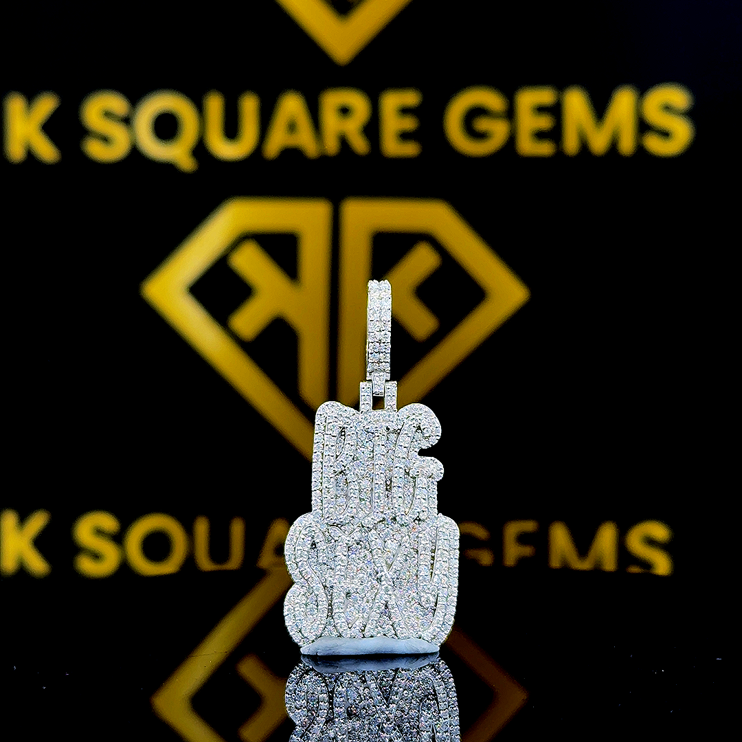 Sexionaire Moissanite Pendant