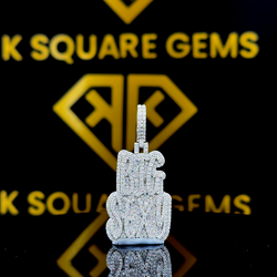 Sexionaire Moissanite Pendant