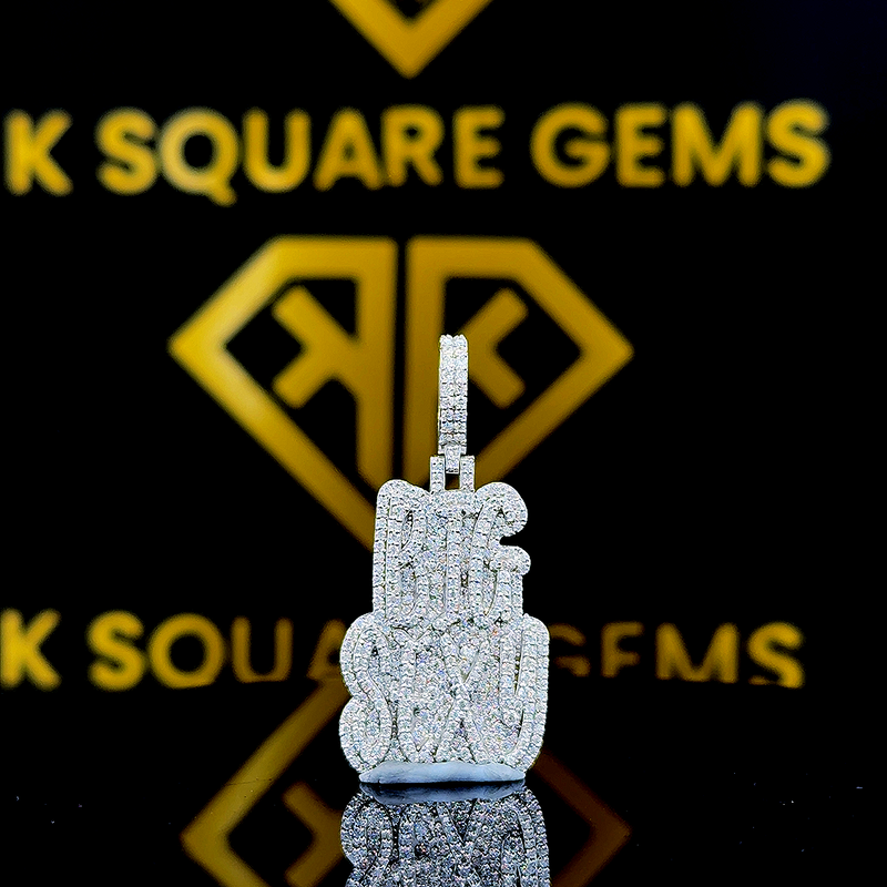 Sexionaire Moissanite Pendant