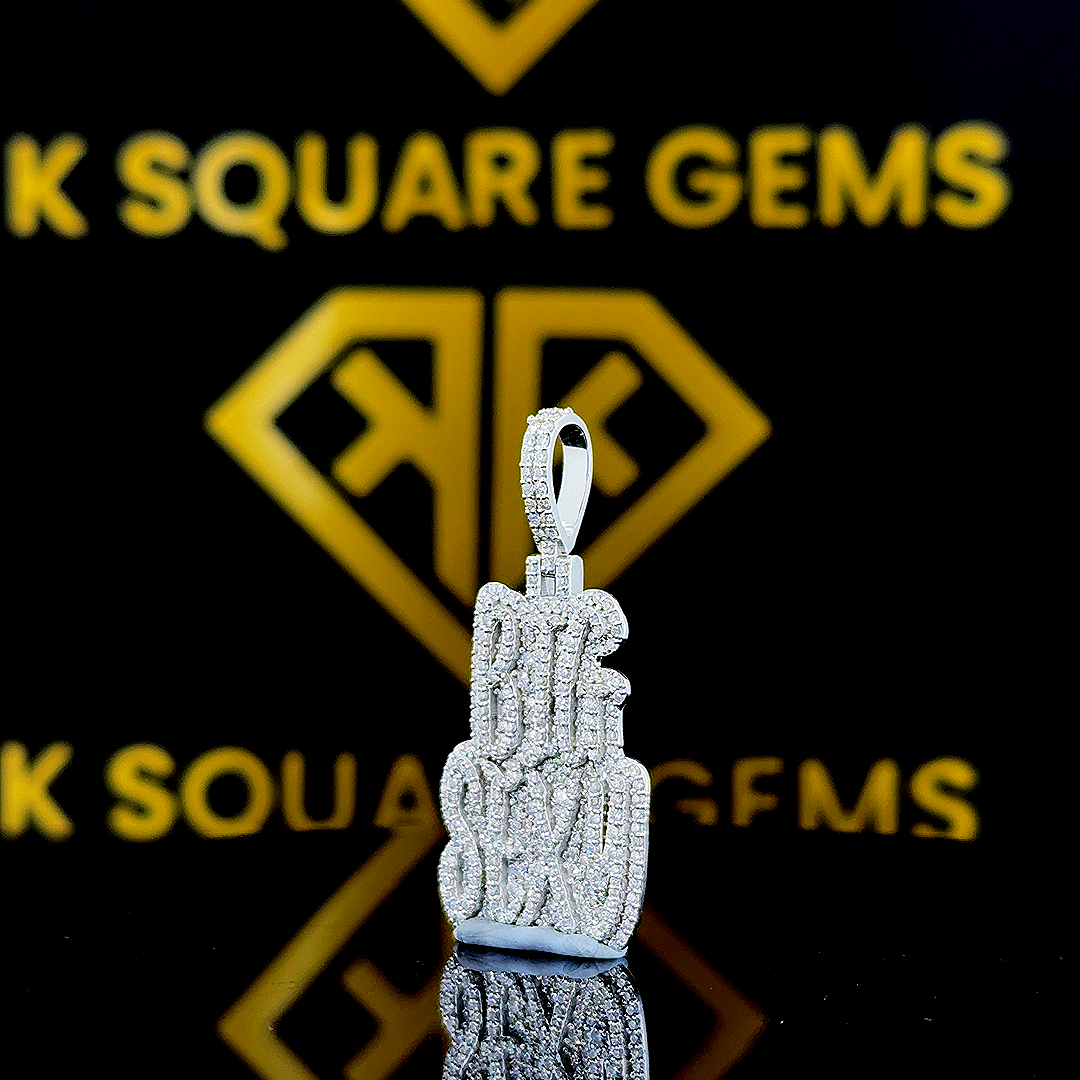 Sexionaire Moissanite Pendant