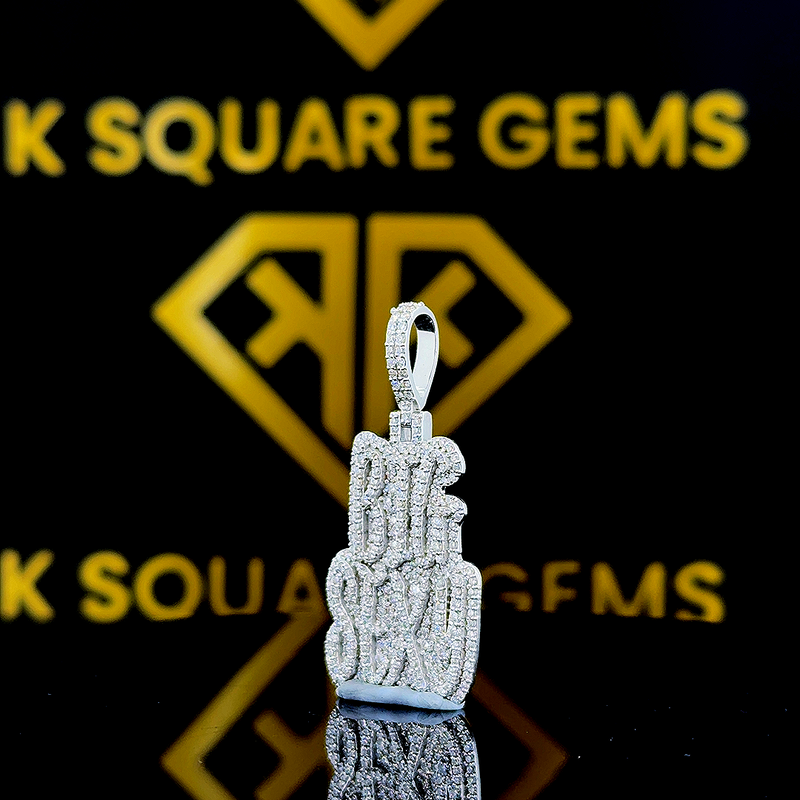 Sexionaire Moissanite Pendant