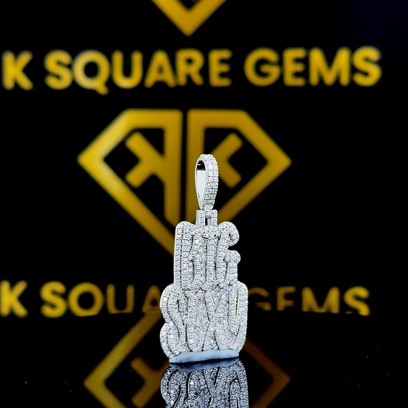 Sexionaire Moissanite Pendant