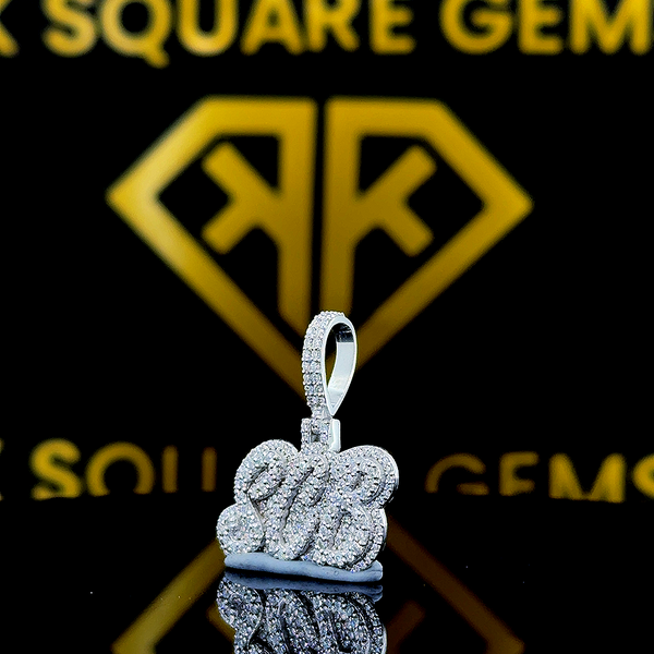 Drip Moissanite Pendant