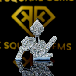 SpadePlay Moissanite Pendent