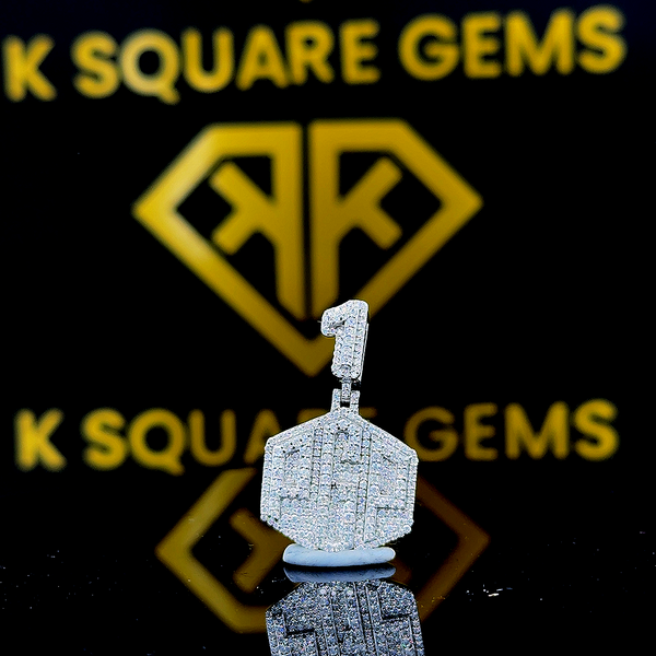 HexaOne Moissanite Pendent