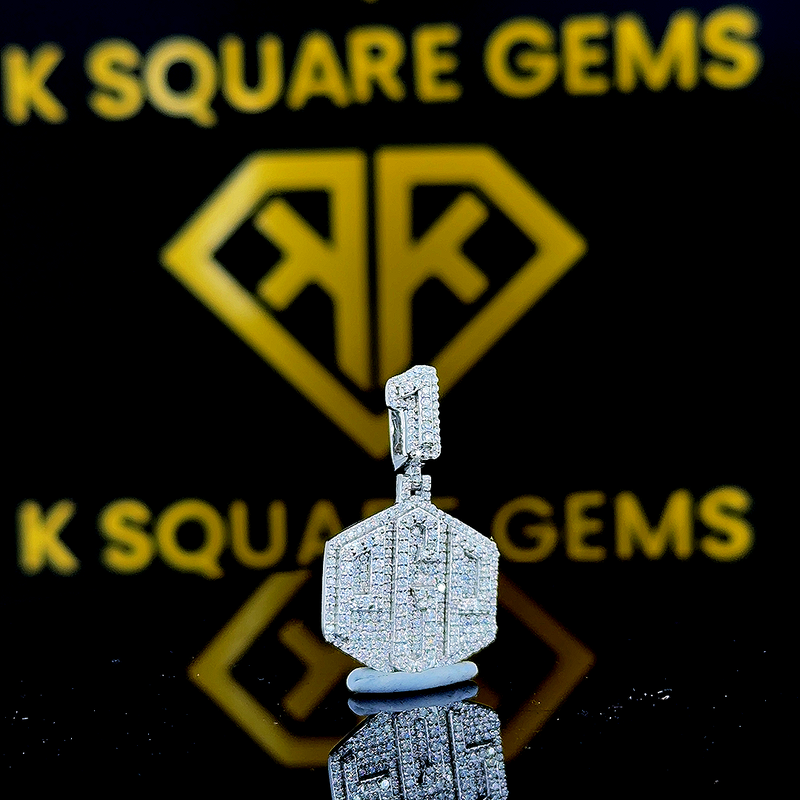 HexaOne Moissanite Pendent