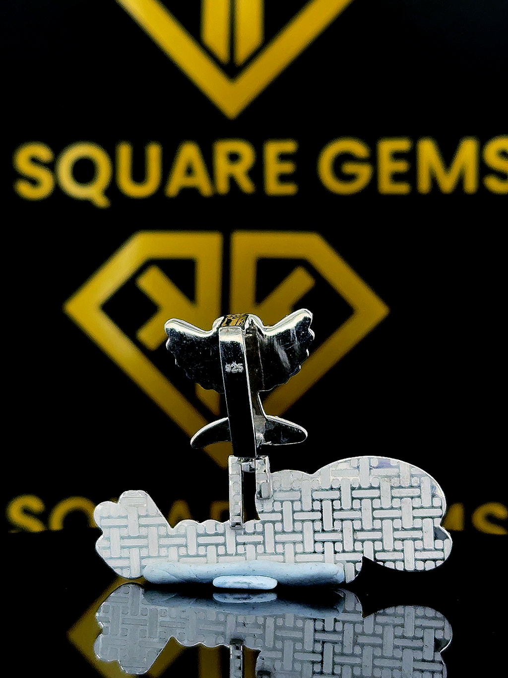 Wings Moissanite Pendent