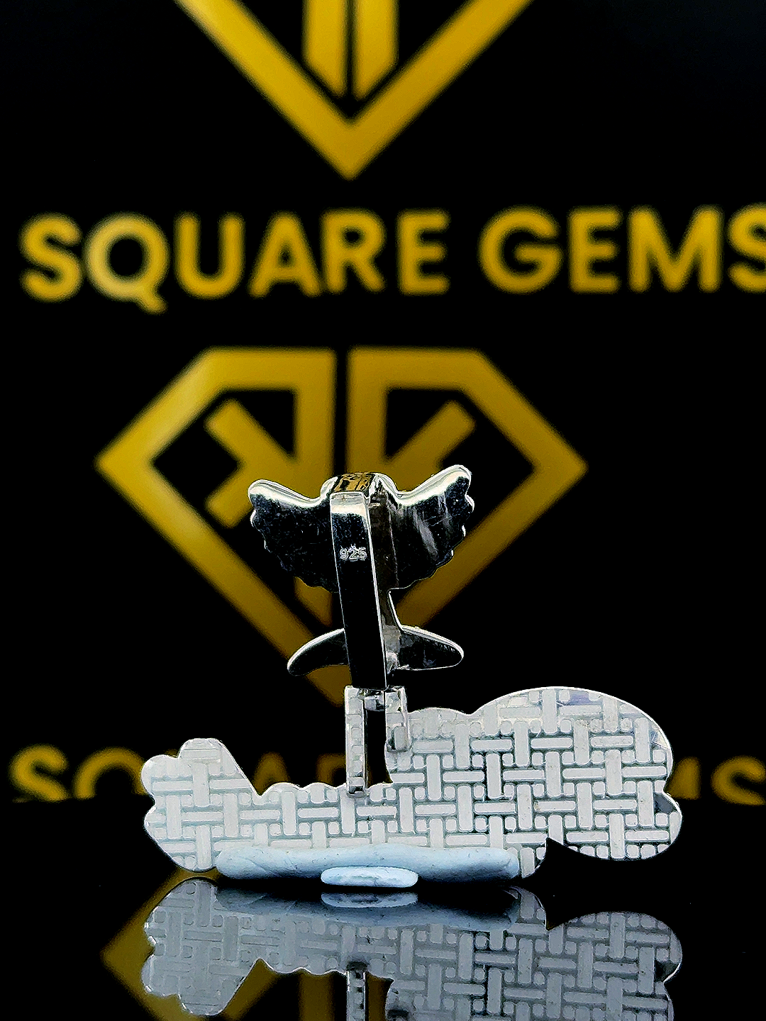 Wings Moissanite Pendent