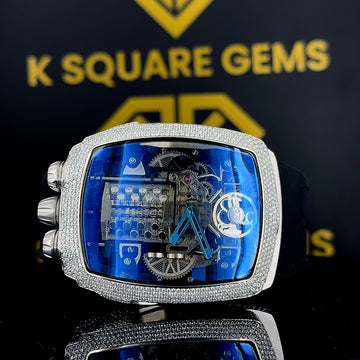 MOISSANITE ICED OUT WATCH SWISS MOVEMENT AUTOMATIC WATCH