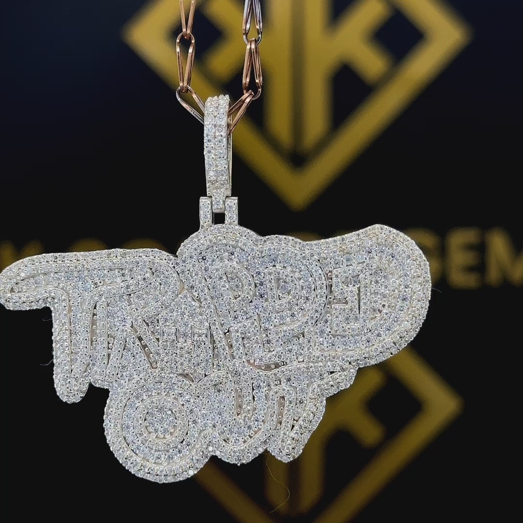 TrappedX VVS1 Moissanite Pendant