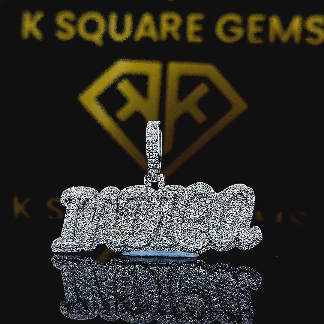 Indica Moissanite Pendent